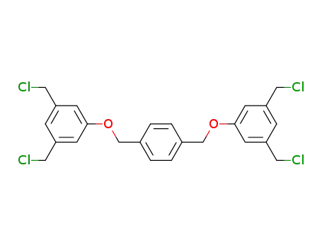 α,α'-bis<3,5-bis(chloromethyl)phenoxy>-p-xylene