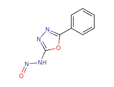 Molecular Structure of 27048-30-2 (2-nitrosamino-5-phenyl-1,3,4-oxadiazole)