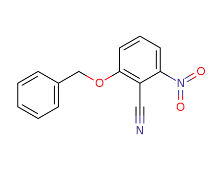 Molecular Structure of 1591-33-9 (Benzonitrile, 2-nitro-6-(phenylmethoxy)-)