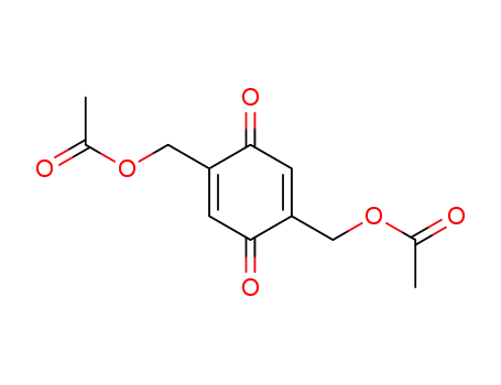 2,5-Cyclohexadiene-1,4-dione, 2,5-bis[(acetyloxy)methyl]-