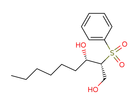 (2R,3S)-2-Benzenesulfonyl-nonane-1,3-diol