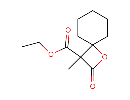 3-carbethoxy-3-methyloxetan-2-one-4-spirocyclohexane
