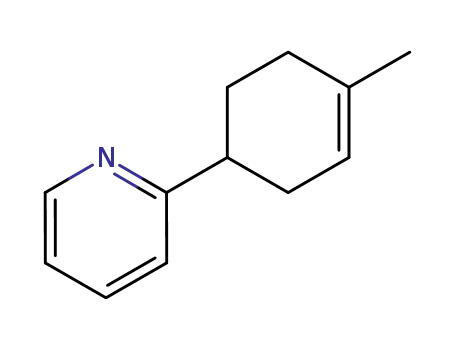 Molecular Structure of 30456-52-1 (Pyridine, 2-(4-methyl-3-cyclohexen-1-yl)-)