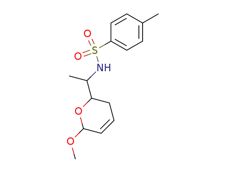 N-[1-(6-Methoxy-3,6-dihydro-2H-pyran-2-yl)-ethyl]-4-methyl-benzenesulfonamide