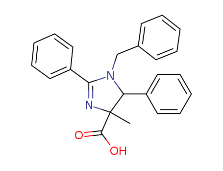 1H-Imidazole-4-carboxylic acid,  4,5-dihydro-4-methyl-2,5-diphenyl-1-(phenylmethyl)-