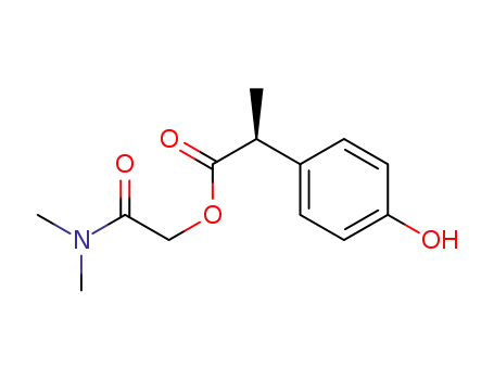 (S)-(+)-2-(4-hydroxyphenyl) propionic acid N,N-dimethylcarbamoyl methyl ester