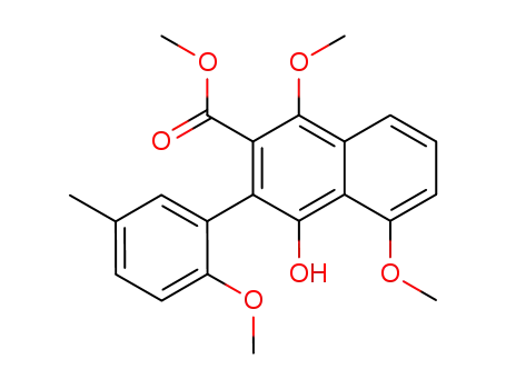 Methyl 3-(2-Methoxy-5-methylphenyl)-1,5-dimethoxy-4-hydroxy-2-naphthoate