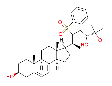 (22ξ,24R)-3β,24,25-trihydroxy-22-phenylsulfonylcholesta-5,7-diene