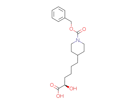 4-((R)-5-Carboxy-5-hydroxy-pentyl)-piperidine-1-carboxylic acid benzyl ester