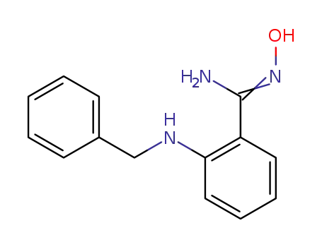 Benzenecarboximidamide, N-hydroxy-2-[(phenylmethyl)amino]-