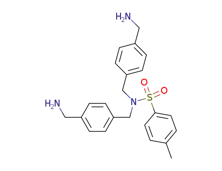 N,N-Bis-(4-aminomethyl-benzyl)-4-methyl-benzenesulfonamide
