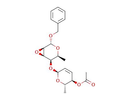 Benzyl-2,3-anhydro-4-O-(4-O-acetyl-2,3,6-tridesoxy-α-L-erythro-hex-2-enopyranosyl)-6-desoxy-α-L-talopyranosid