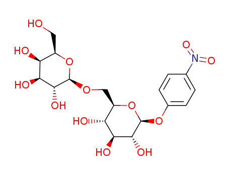 p-nitrophenyl β-D-galactopyranosyl-(1->6)-β-D-glucopyranoside