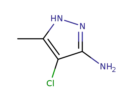 Molecular Structure of 110580-44-4 (4-Chloro-5-methyl-1H-pyrazol-3-amine)