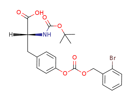 N-tert-Butyloxycarbonyl-O-(2-bromobenzyloxycarbonyl)-D-tyrosine