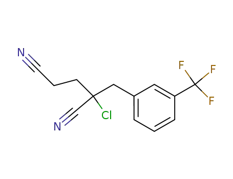 Pentanedinitrile, 2-chloro-2-[[3-(trifluoromethyl)phenyl]methyl]-