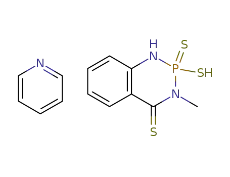3-methyl-2-mercapto-2-thioxo-2,3-dihydro-1H-2λ<sup>5</sup>-benzo[1,3,2]diazaphosphinine-4-thione pyridinium salt