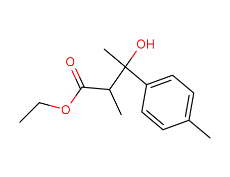 3-hydroxy-2-methyl-3-<i>p</i>-tolyl-butyric acid ethyl ester