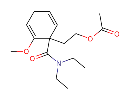 2,5-Cyclohexadiene-1-carboxamide,
1-[2-(acetyloxy)ethyl]-N,N-diethyl-2-methoxy-