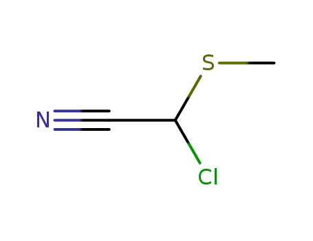 Molecular Structure of 62383-83-9 (Acetonitrile, chloro(methylthio)-)