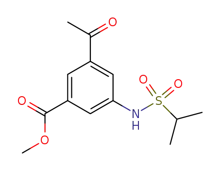3-Acetyl-5-(propane-2-sulfonylamino)-benzoic acid methyl ester