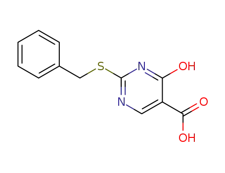 2-(Benzylthio)-4-hydroxy-5-pyrimidinecarboxylic acid