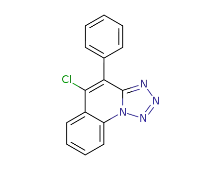 Molecular Structure of 157027-42-4 (Tetrazolo[1,5-a]quinoline, 5-chloro-4-phenyl-)