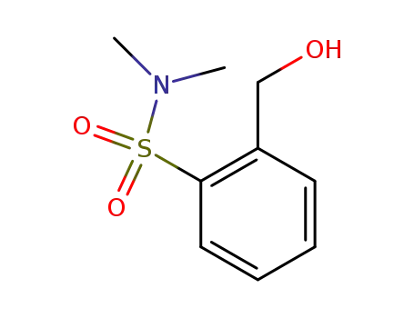 Molecular Structure of 91190-73-7 (o-(Hydroxymethyl)-N,N-dimethylbenzenesulfonamide)