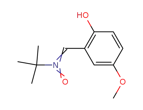 Molecular Structure of 255052-02-9 (α-(2-hydroxy-5-methoxyphenyl)-N-tert-butylnitrone)