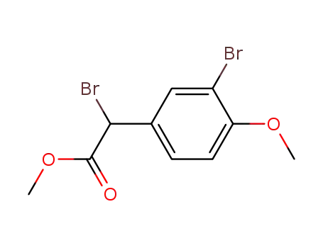 bromo-(3-bromo-4-methoxy-phenyl)-acetic acid methyl ester
