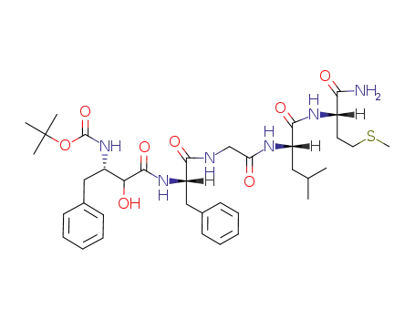 {(S)-1-Benzyl-2-[(S)-1-({[(S)-1-((S)-1-carbamoyl-3-methylsulfanyl-propylcarbamoyl)-3-methyl-butylcarbamoyl]-methyl}-carbamoyl)-2-phenyl-ethylcarbamoyl]-2-hydroxy-ethyl}-carbamic acid tert-butyl ester