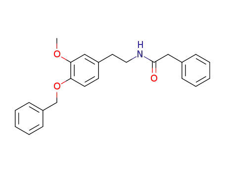 Molecular Structure of 4876-01-1 (N-[2-(4-benzyloxy-3-methoxyphenyl)ethyl]-2-phenylacetylamide)
