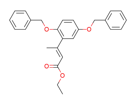 (E)-3-(2,5-Bis-benzyloxy-phenyl)-but-2-enoic acid ethyl ester