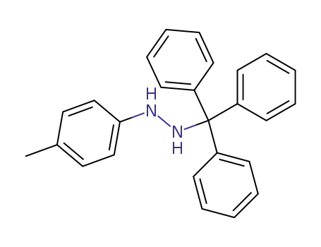 Molecular Structure of 860253-09-4 (<i>N</i>-<i>p</i>-tolyl-<i>N</i>'-trityl-hydrazine)