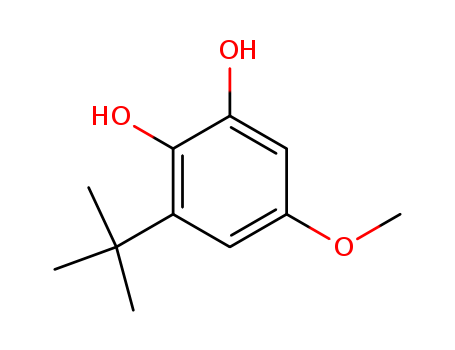 5-Methoxy-3-(2-methyl-2-propanyl)-1,2-benzenediol