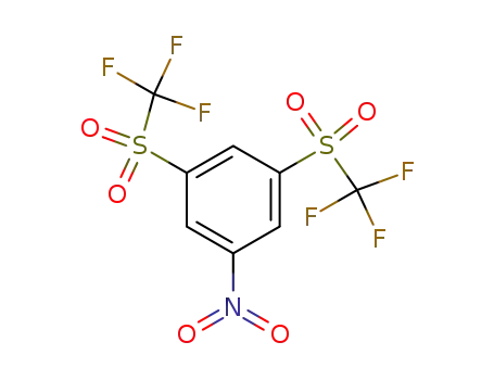 Molecular Structure of 57830-56-5 (Benzene, 1-nitro-3,5-bis[(trifluoromethyl)sulfonyl]-)