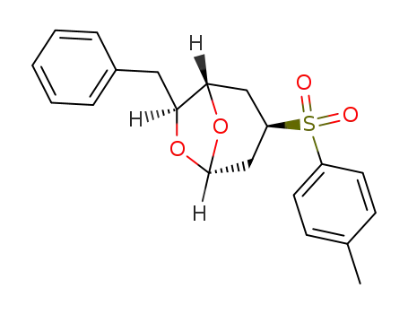 (1S,3R,5R,7S)-7-Benzyl-3-(toluene-4-sulfonyl)-6,8-dioxa-bicyclo[3.2.1]octane