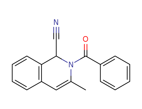 1-Isoquinolinecarbonitrile,2-benzoyl-1,2-dihydro-3-methyl- cas  21259-77-8