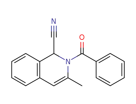2-Benzoyl-3-methyl-1,2-dihydroisoquinoline-1-carbonitrile