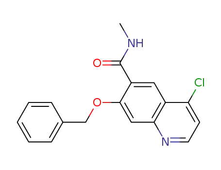 N<sub>6</sub>-Methyl-7-(benzyloxy)-4-chloro-6-quinolinecarboxamide