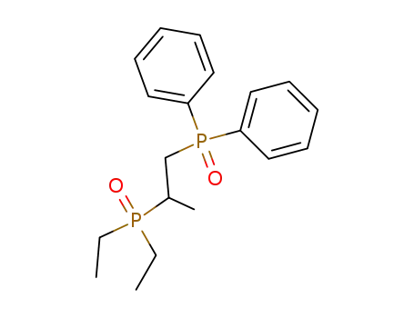 Molecular Structure of 137862-45-4 (Phosphine oxide, [2-(diethylphosphinyl)propyl]diphenyl-)