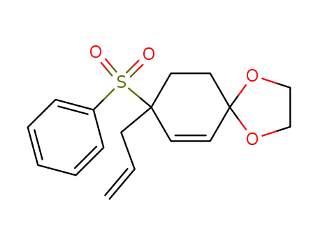 8-(Benzenesulfonyl)-8-(prop-2-en-1-yl)-1,4-dioxaspiro[4.5]dec-6-ene