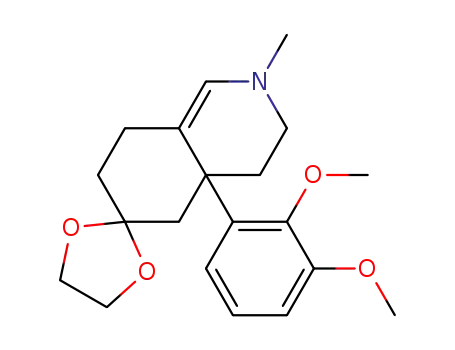 4a-(2,3-dimethoxyphenyl)-6,6-(ethylenedioxy)-2-methyl-2,3,4,4a,5,6,7,8-octahydroisoquinoline