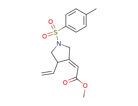 [(S)-1-(Toluene-4-sulfonyl)-4-vinyl-pyrrolidin-(3E)-ylidene]-acetic acid methyl ester