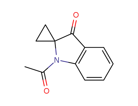 Molecular Structure of 64053-80-1 (Spiro[cyclopropane-1,2'-[2H]indol]-3'(1'H)-one,1'-acetyl-)