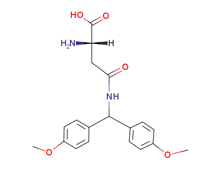 Molecular Structure of 28252-52-0 (L-Asparagine, N-[bis(4-methoxyphenyl)methyl]-)