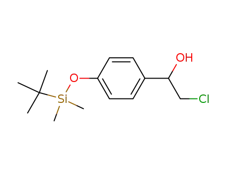 1-(4-(tert-butyldimethylsilyloxy)phenyl)-2-chloroethanol