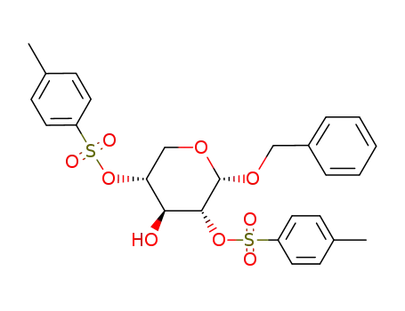 benzyl 2,4-bis-O-[(4-methylphenyl)sulfonyl]pentopyranoside