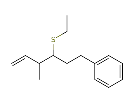 (3-Ethylsulfanyl-4-methyl-hex-5-enyl)-benzene