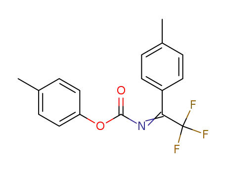 Carbamic acid, [2,2,2-trifluoro-1-(4-methylphenyl)ethylidene]-,
4-methylphenyl ester